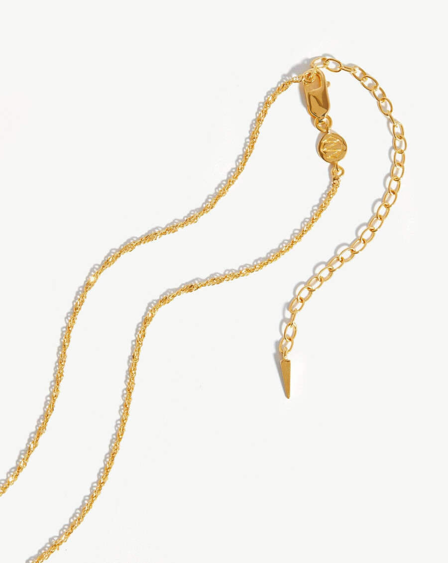 collier ras du cou à chaîne torsadée