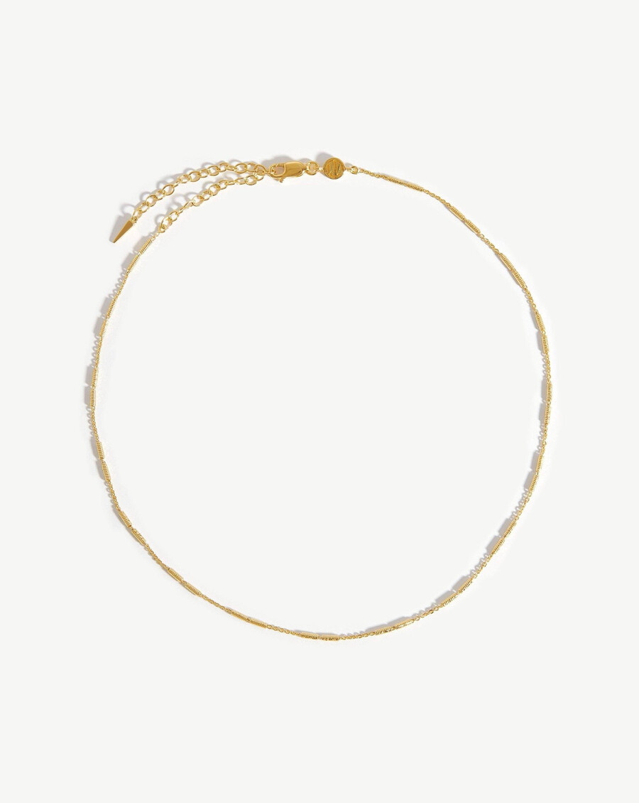 collier ras du cou à chaîne vervelle