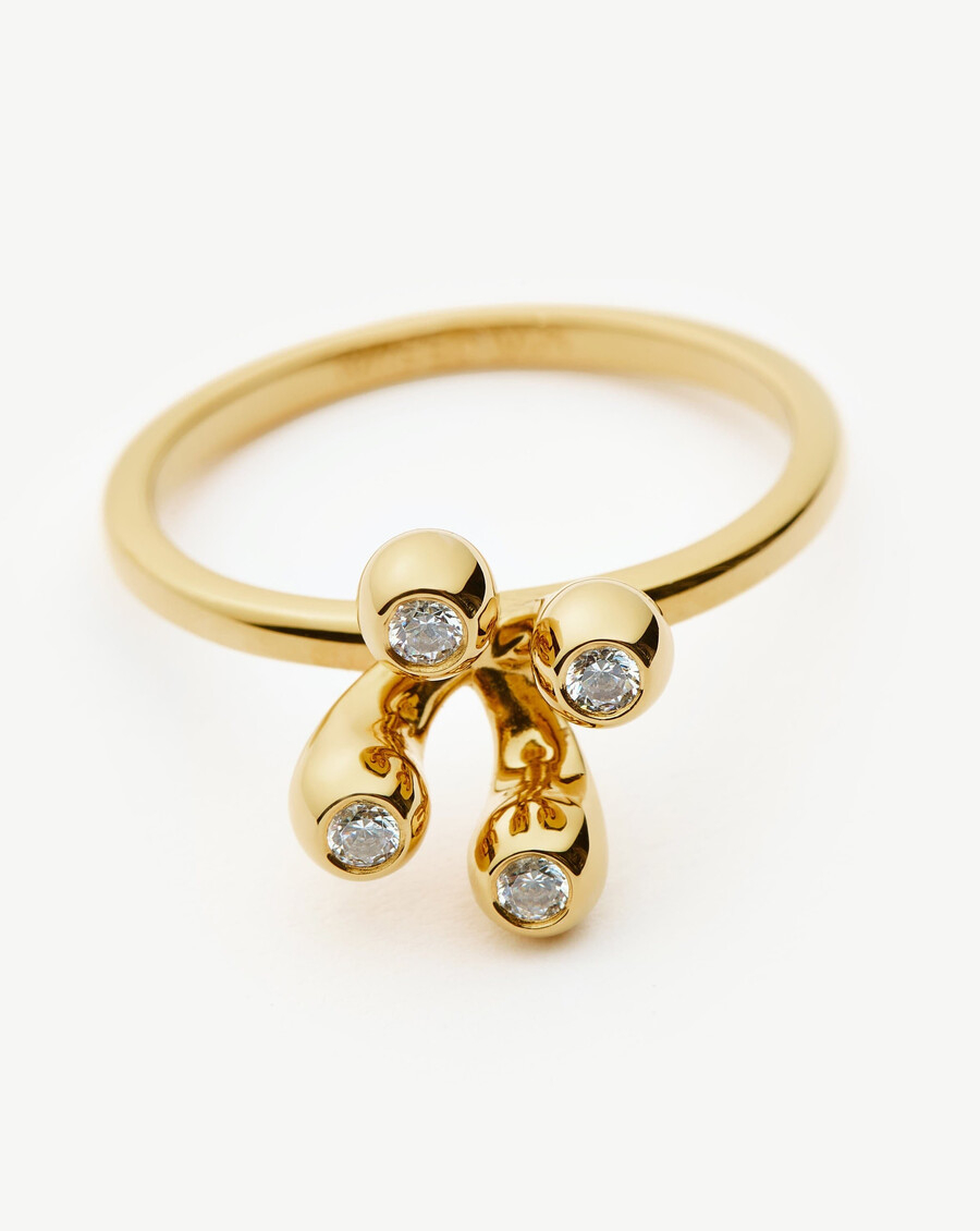 bague flag twins atom - or