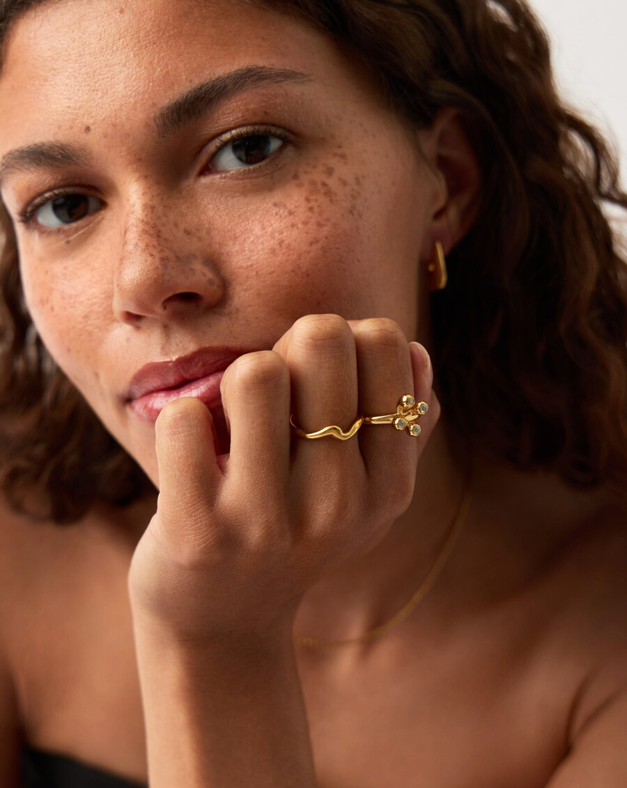 bague flag twins atom - or