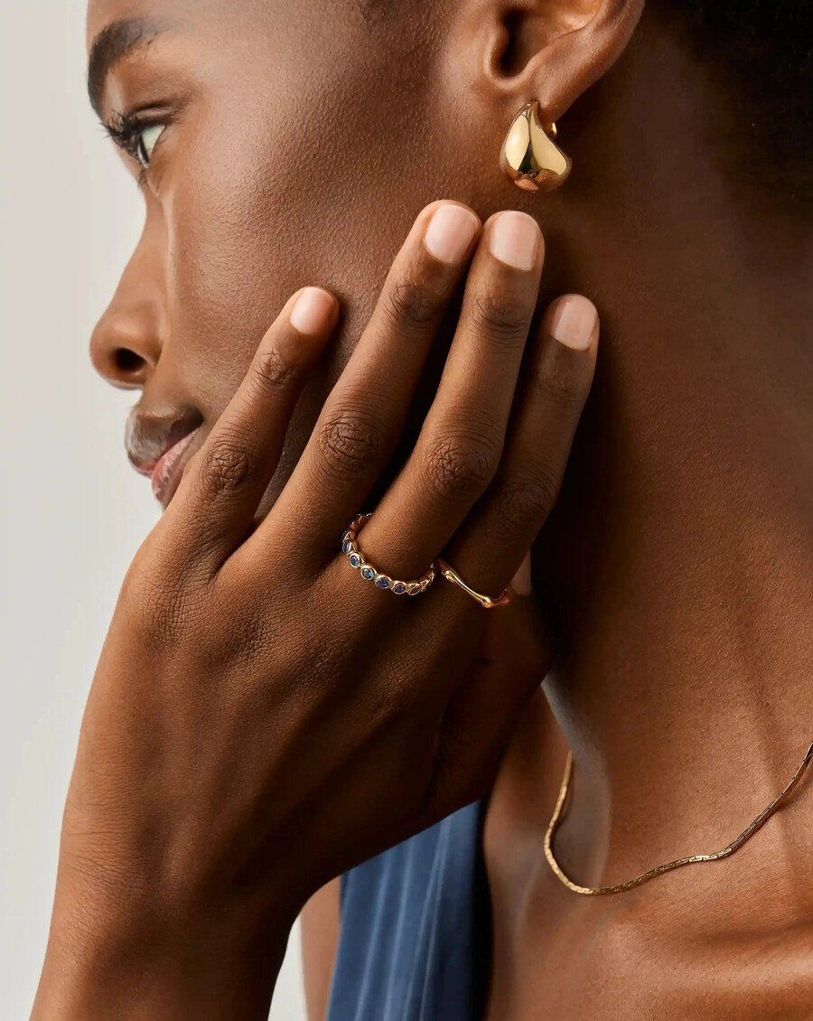 bague empilable tennis eternity - orbleu