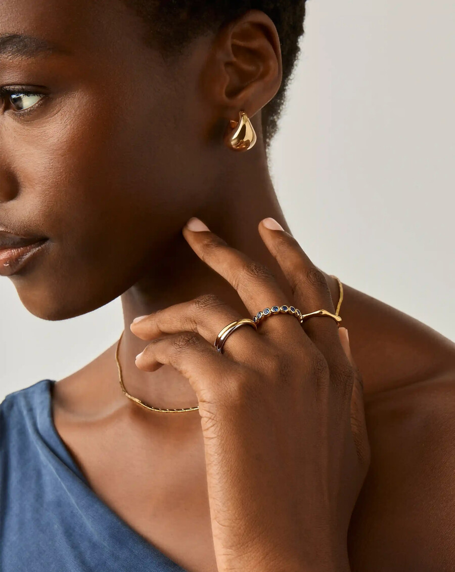 bague empilable tennis eternity - orbleu