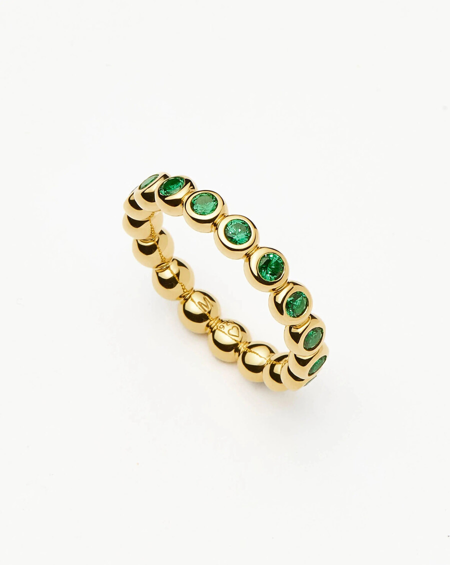 bague empilable tennis eternity - orvert