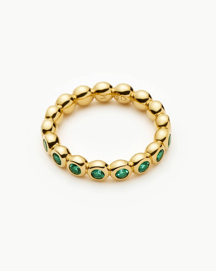 bague empilable tennis eternity - orvert