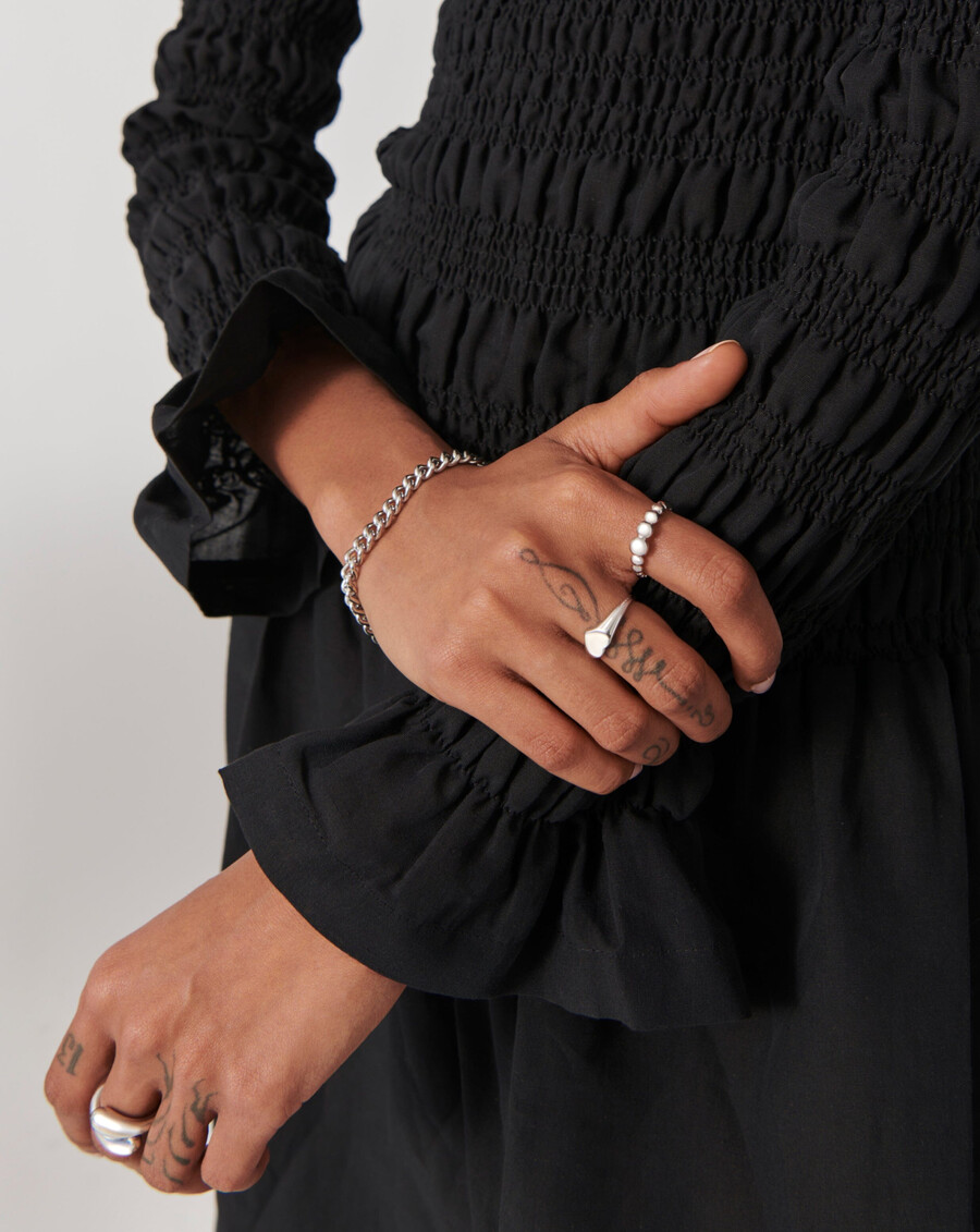 bague empilable à perles