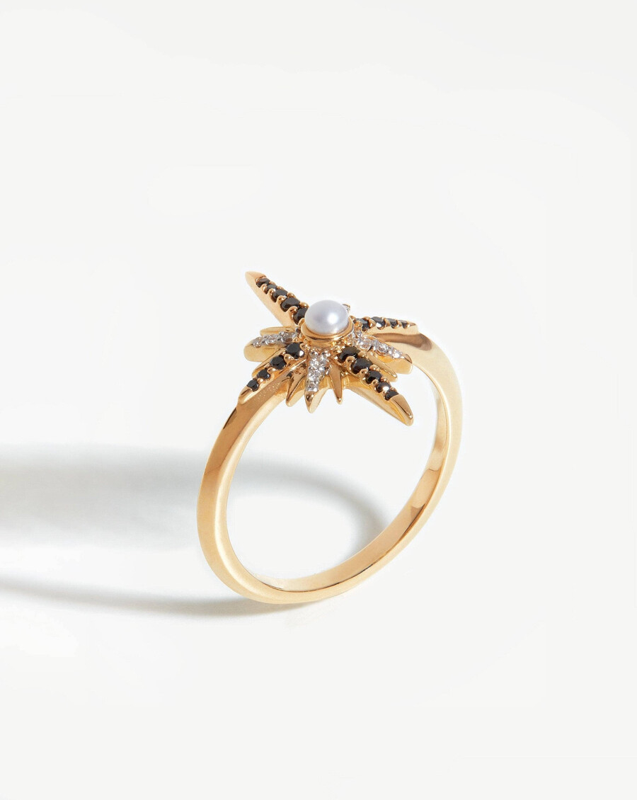 bague starlight en or massif 14 carats de harris reed