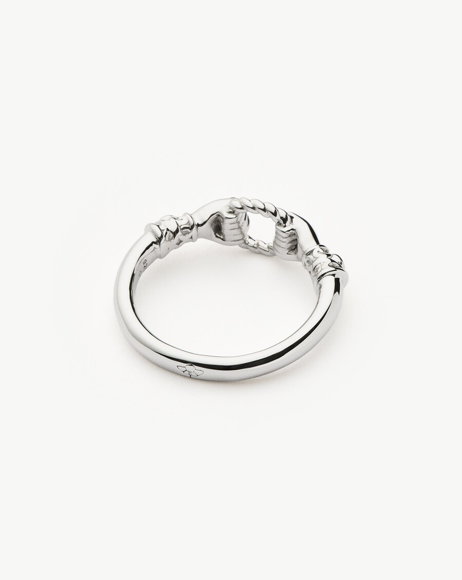 bague empilable harris reed in good hands - argent sterling