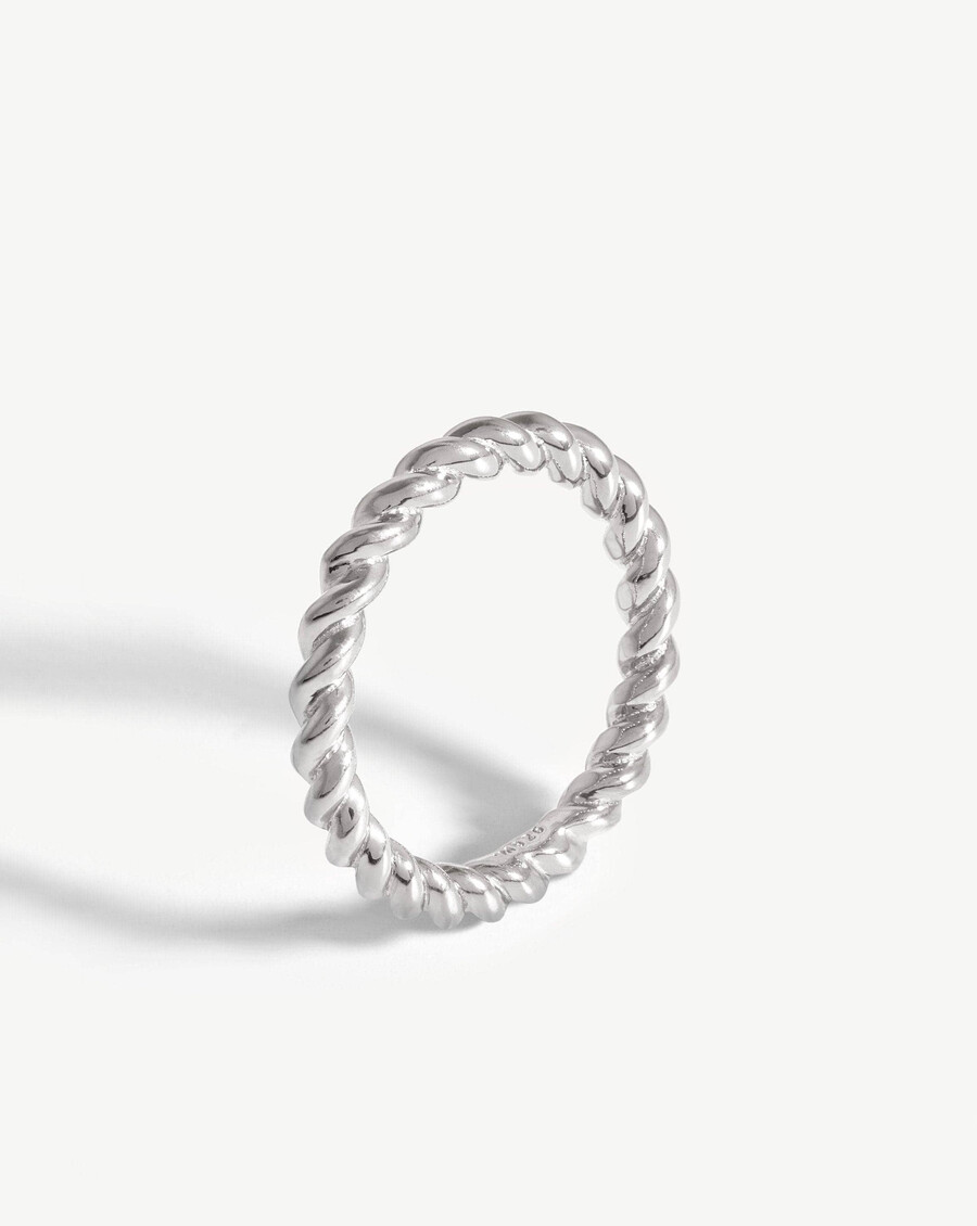 bague empilable lasso - argent sterling