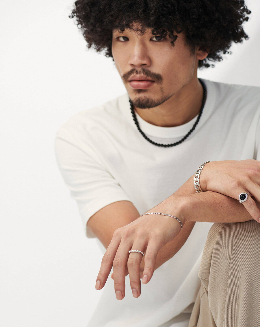 bague empilable lasso - argent sterling