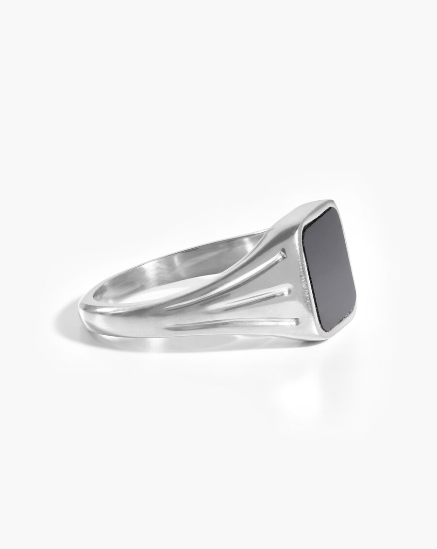 bague chevalière carrée lucy williams