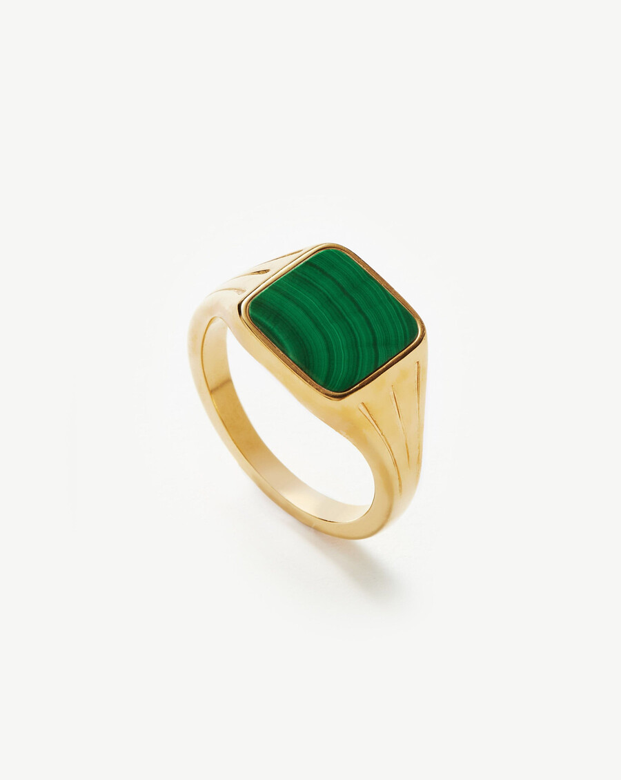bague chevalière carrée lucy williams