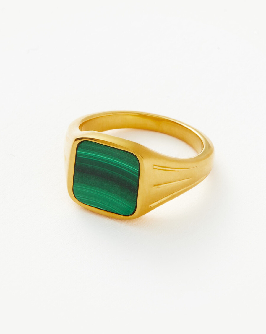 bague chevalière carrée lucy williams