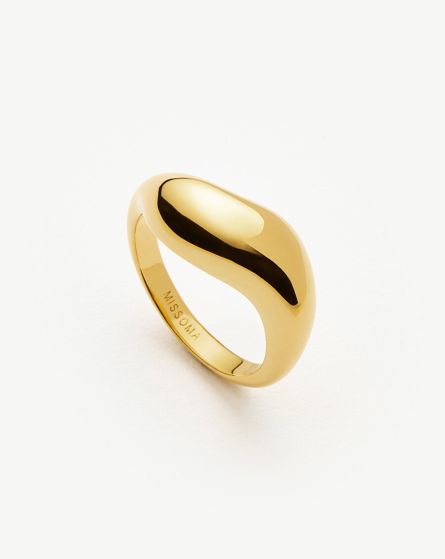 bague empilable savi signature - or