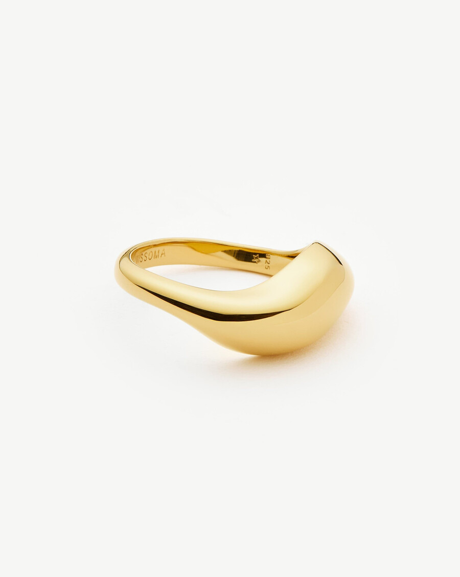 bague empilable savi signature - or