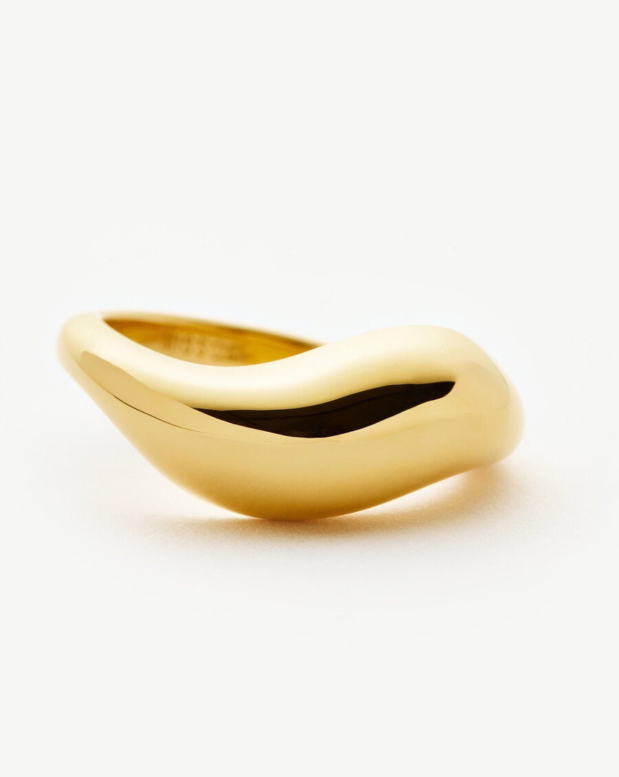 bague empilable savi signature - or