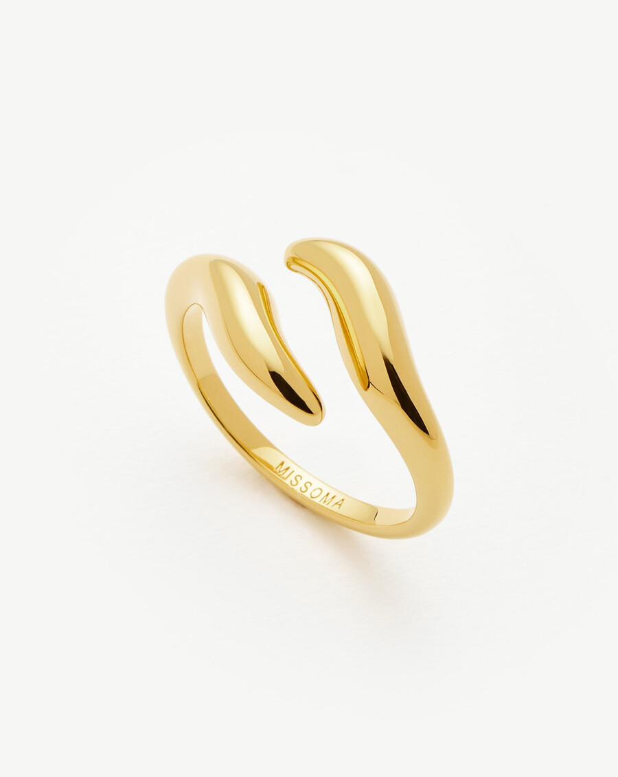 bague ouverte savi signature - or