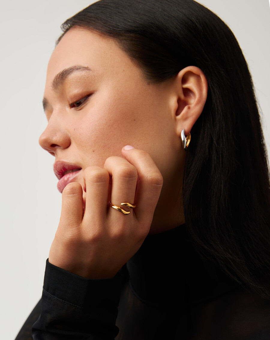 bague ouverte savi signature - or