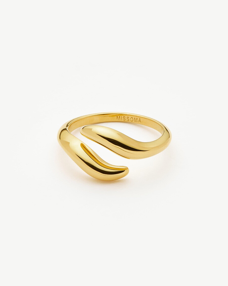 bague ouverte savi signature - or
