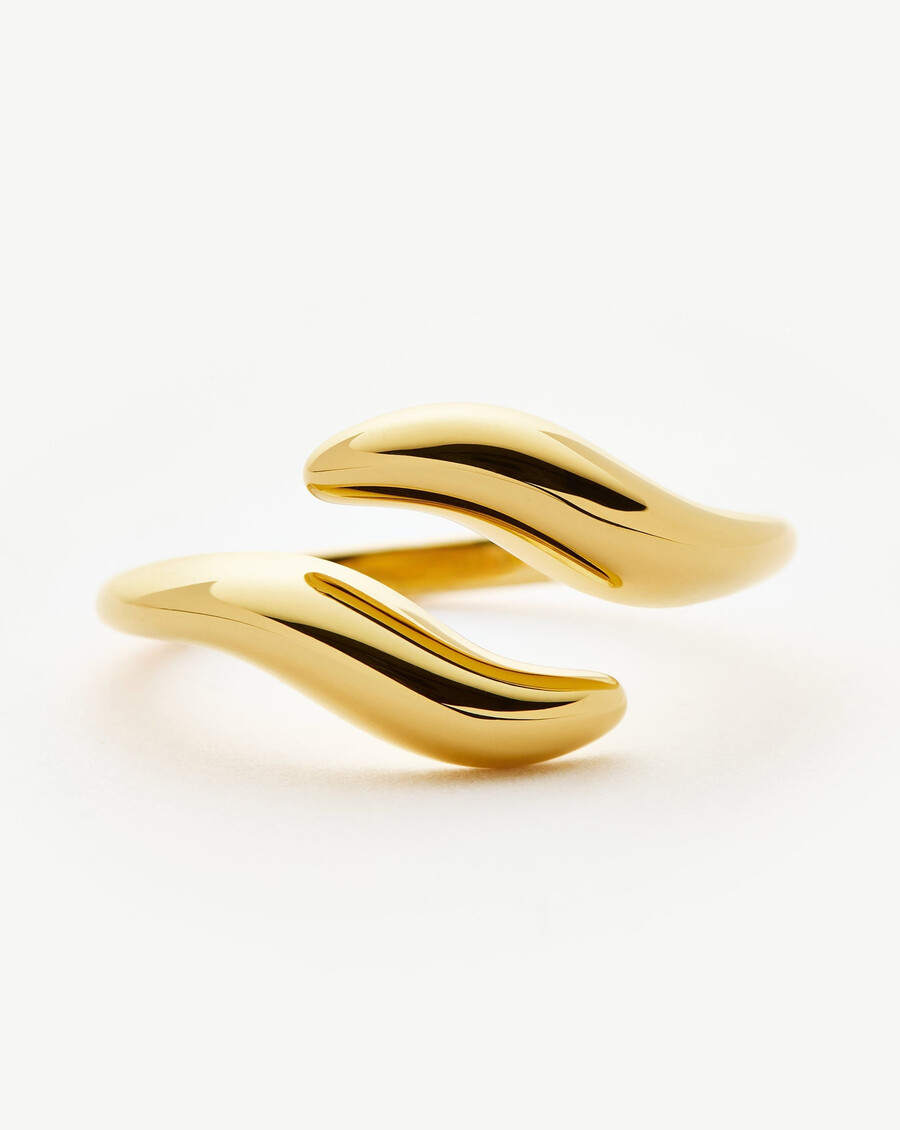 bague ouverte savi signature - or