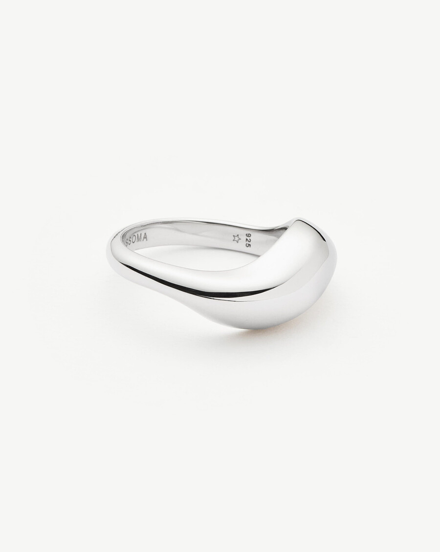 bague empilable savi signature - argent sterling