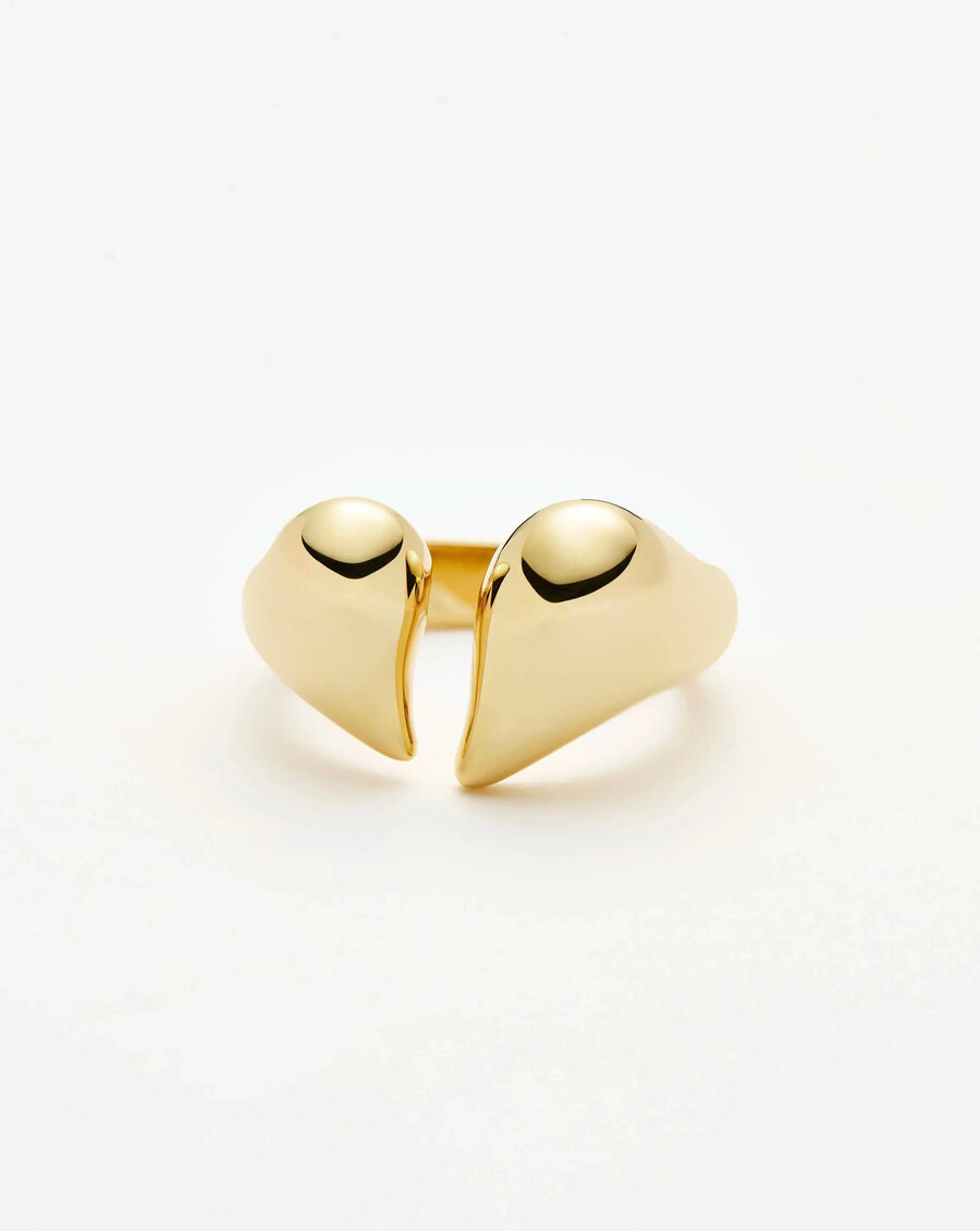bague déclaration cœur en fusion