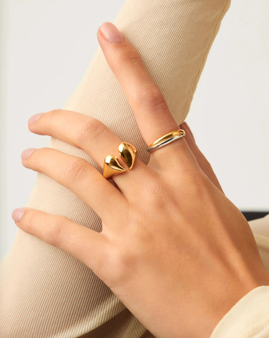 bague déclaration cœur en fusion