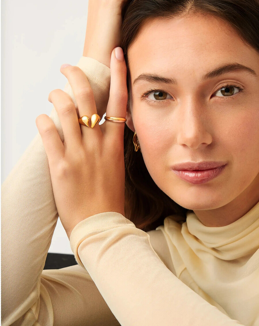 bague déclaration cœur en fusion