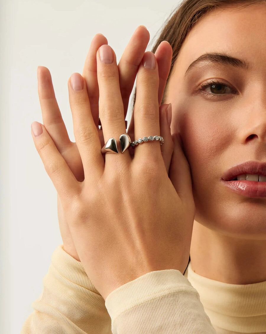 bague déclaration cœur en fusion